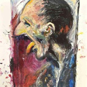 Gemälde, Portrait of Ligabue, Sergio Barletta