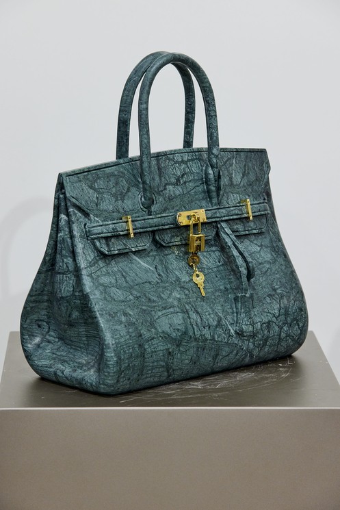 Custom Takashi Murakami Painted Birkin Bag