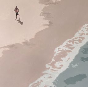 Gemälde, The runner, Daniel Gibert