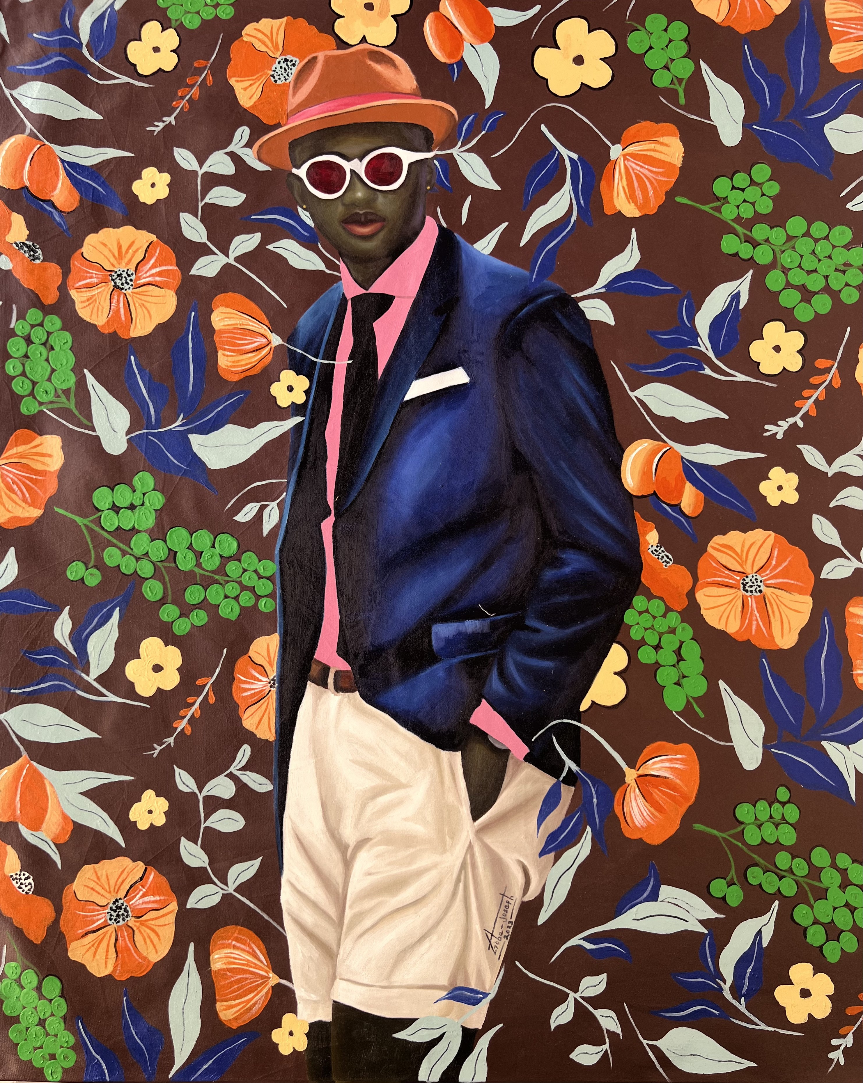 Gobe Joseph, Man in Blue Suit Gobe Joseph, Man in Blue Suit
