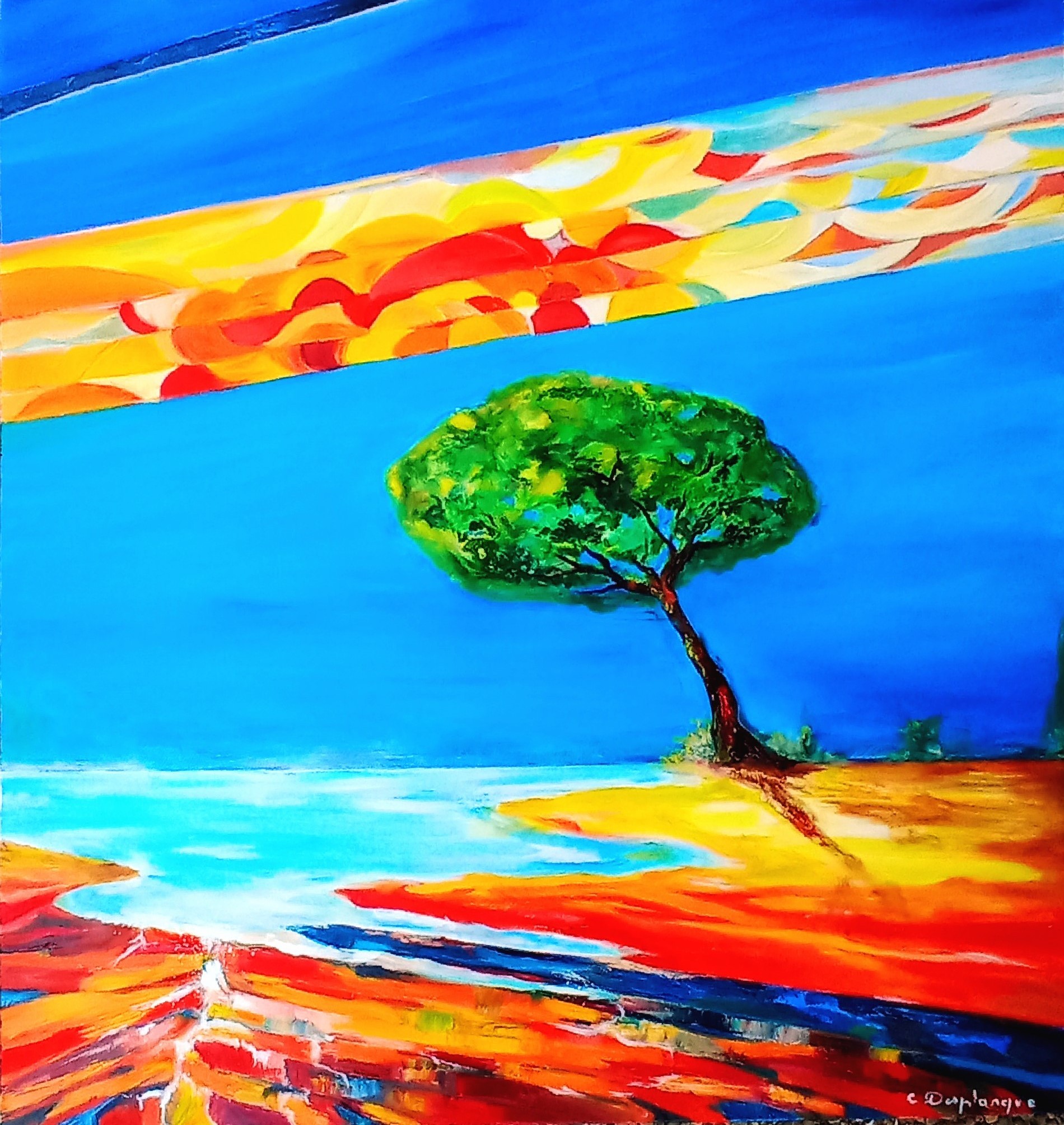 Christine Desplanque, Paysage d'Occitanie IV Christine Desplanque, Paysage d'Occitanie IV