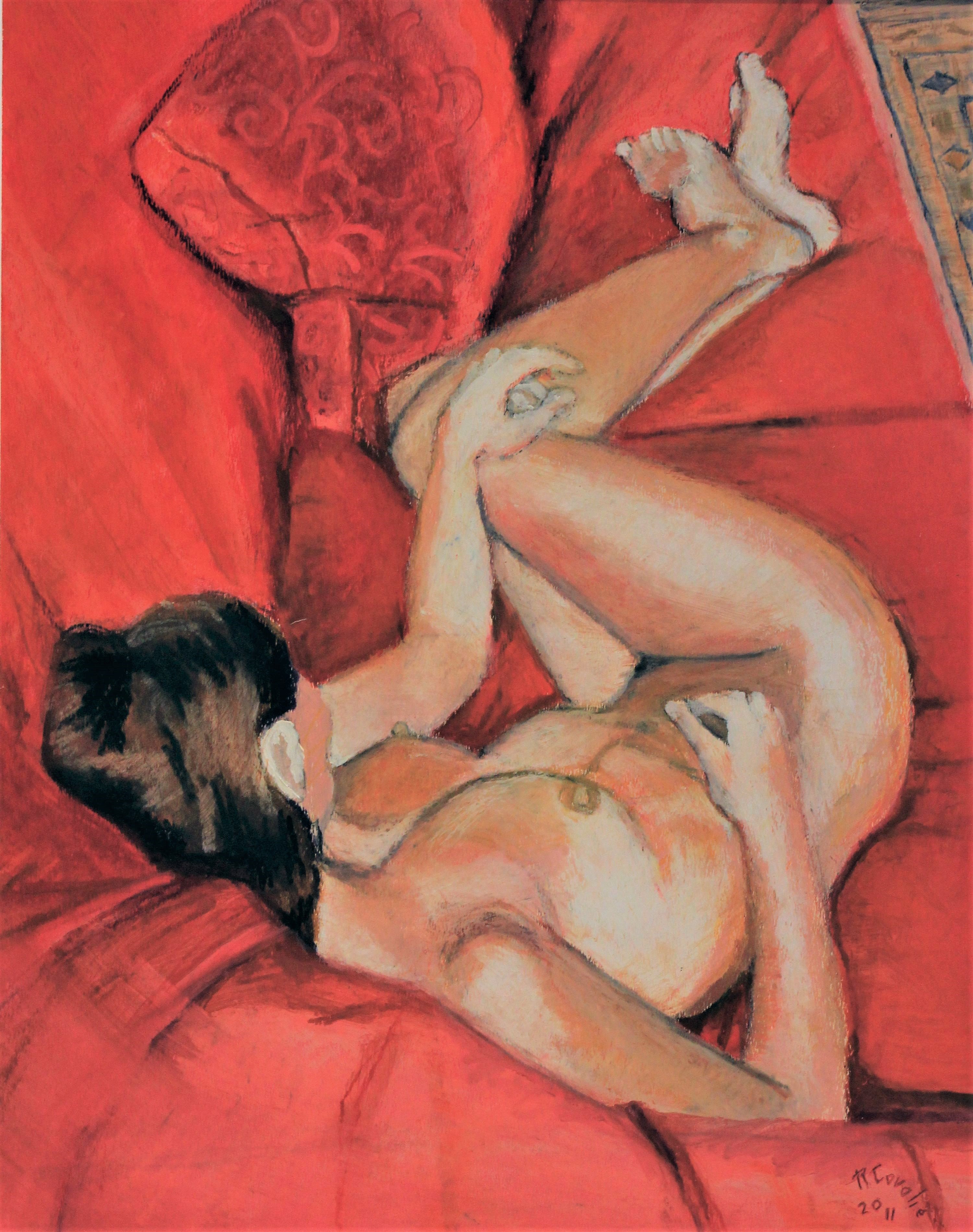 R. Cavalié, N° 817 Dans le divan rouge. R. Cavalié, N° 817 Dans le divan rouge.