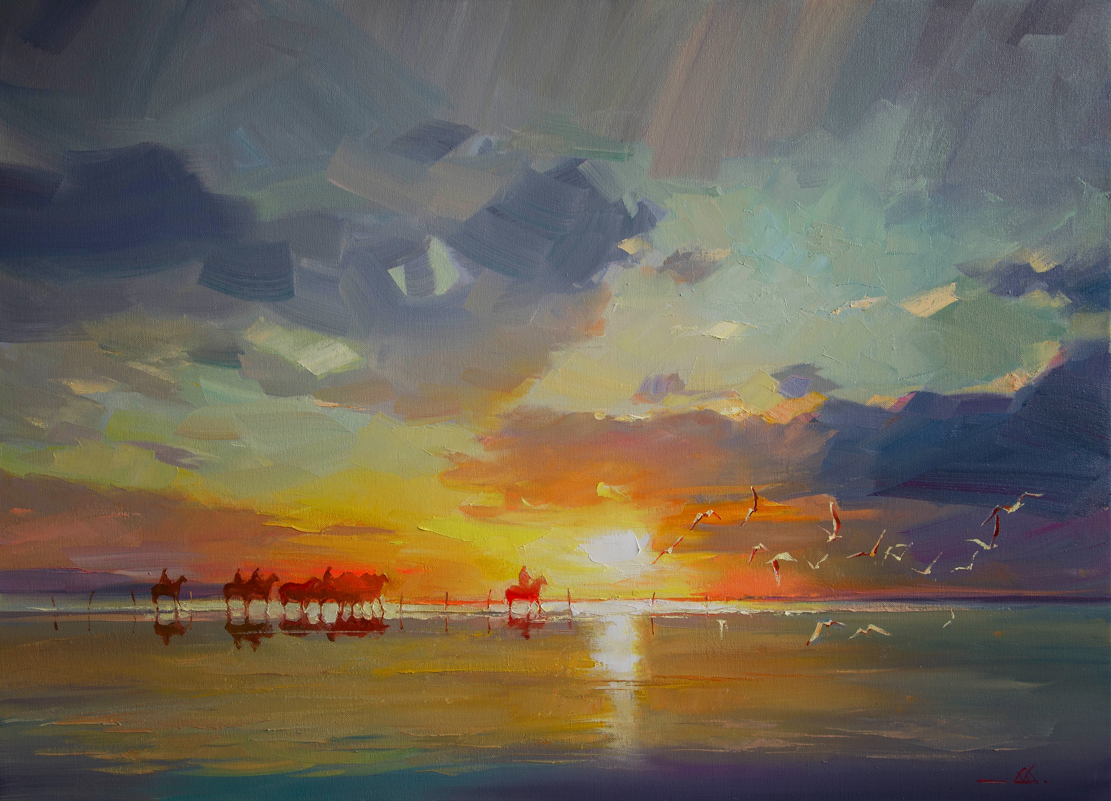Vasyl Khodakivskyi, The evening is coming Vasyl Khodakivskyi, The evening is coming