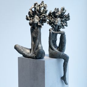 Sculpture, Duo : jour et nuit, Valérie Hadida