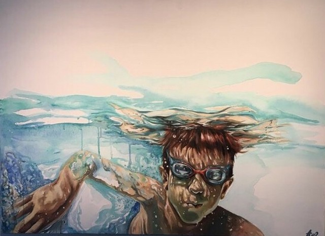 AE2, Sous l’eau AE2, Sous l’eau