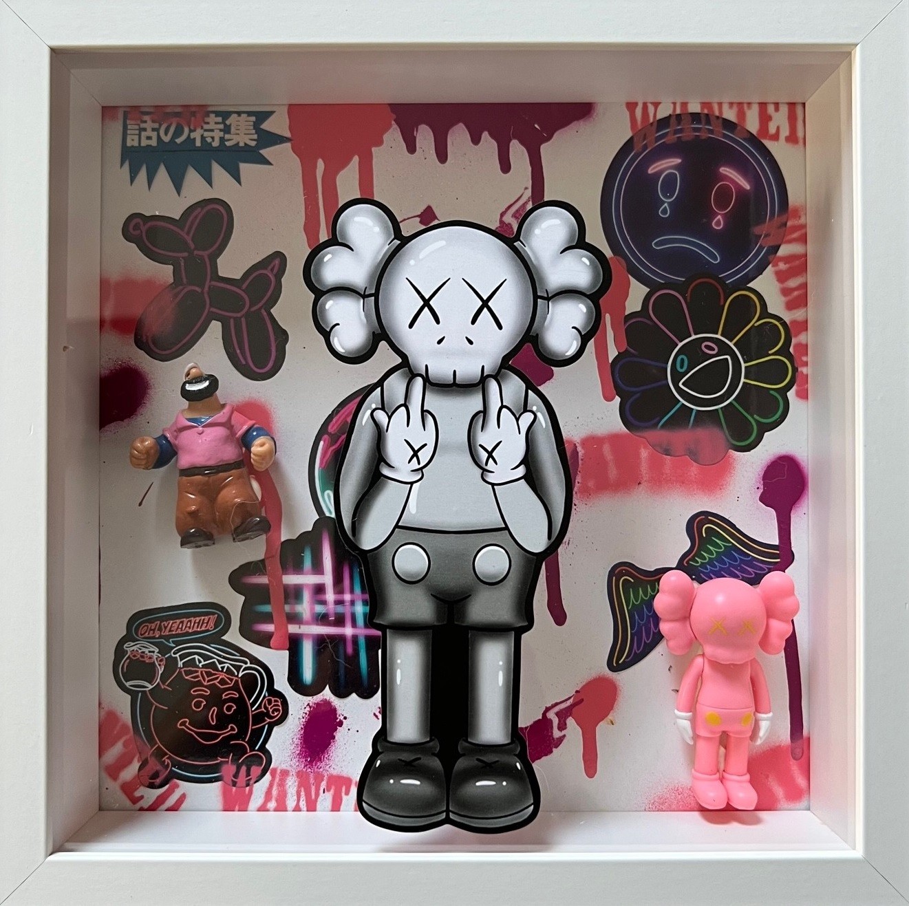 Seeing (Pink), 2019 by KAWS