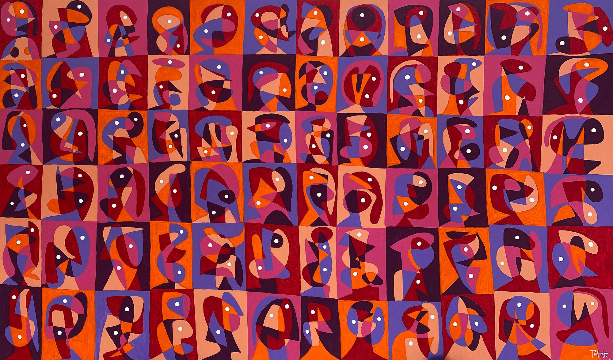 Enrique Pichardo, Mosaico rojo Enrique Pichardo, Mosaico rojo