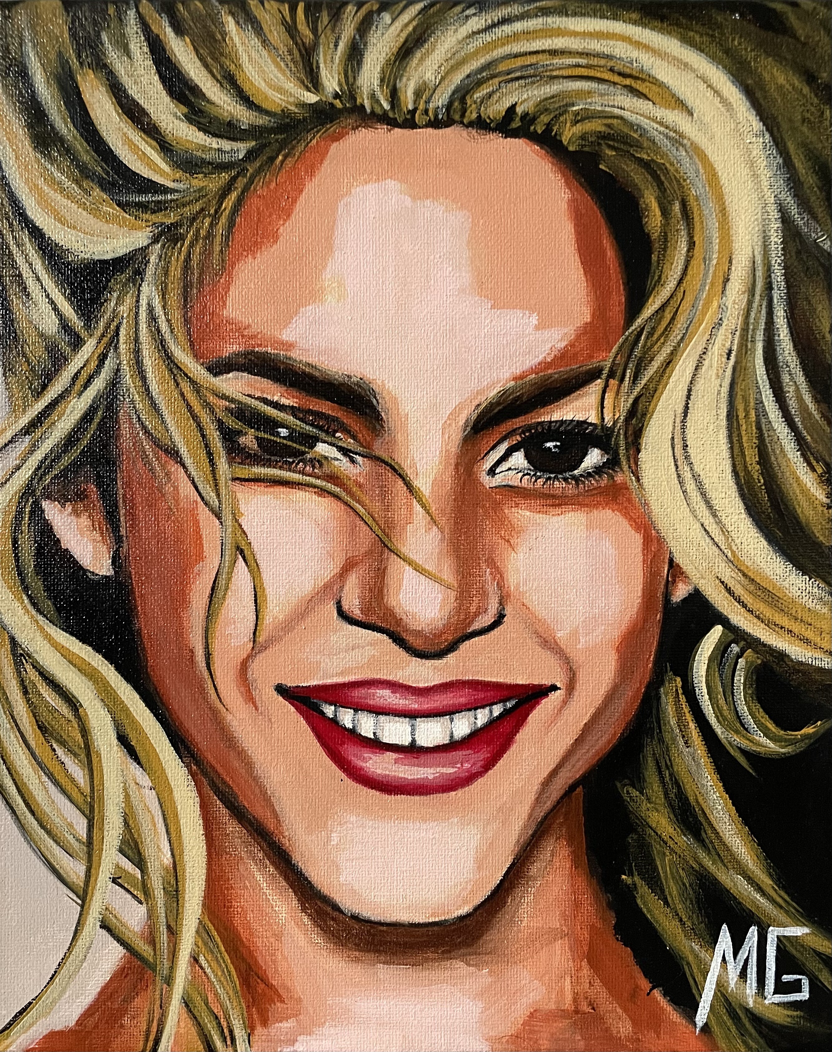 Mariana Gumeniuc, Shakira’s portrait Mariana Gumeniuc, Shakira’s portrait