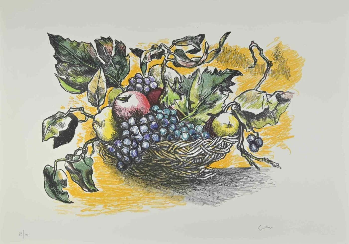 Renato Guttuso, Hommage to Caravaggio Renato Guttuso, Hommage to Caravaggio