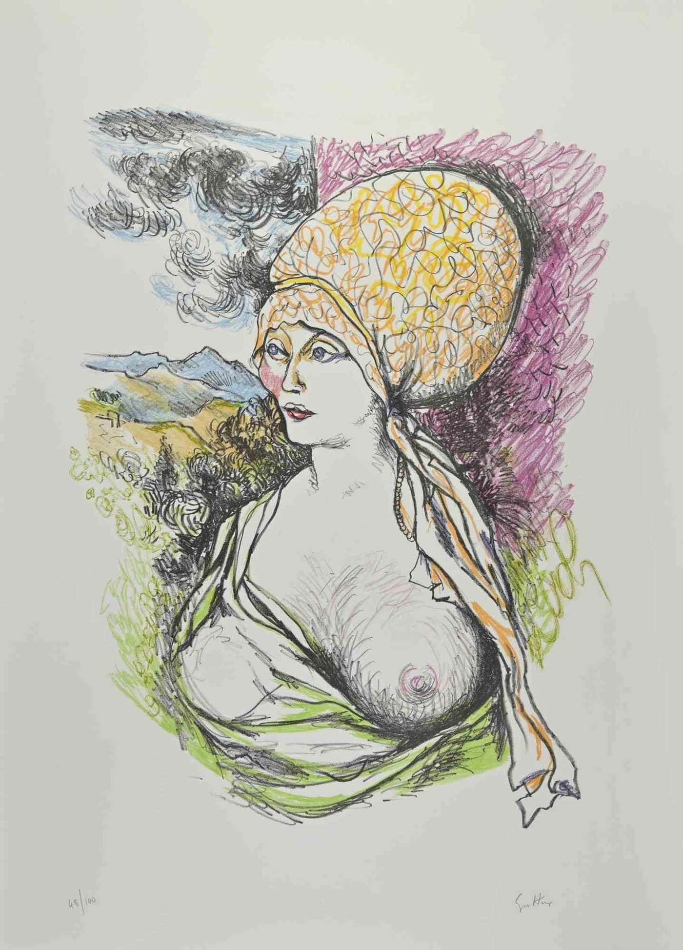 Renato Guttuso, Hommage to Gustave Courbet Renato Guttuso, Hommage to Gustave Courbet
