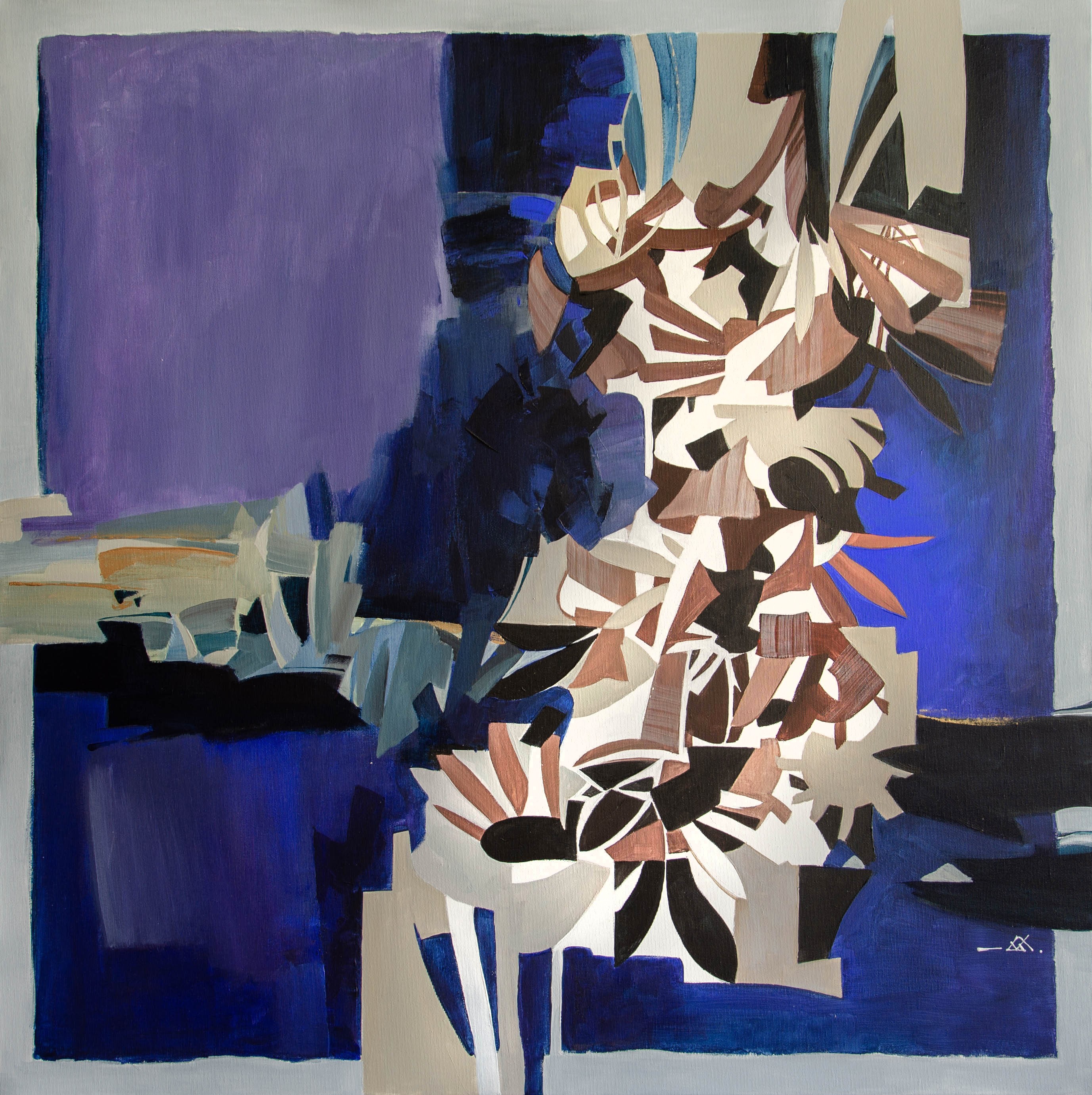 Vasyl Khodakivskyi, The blue garden Vasyl Khodakivskyi, The blue garden