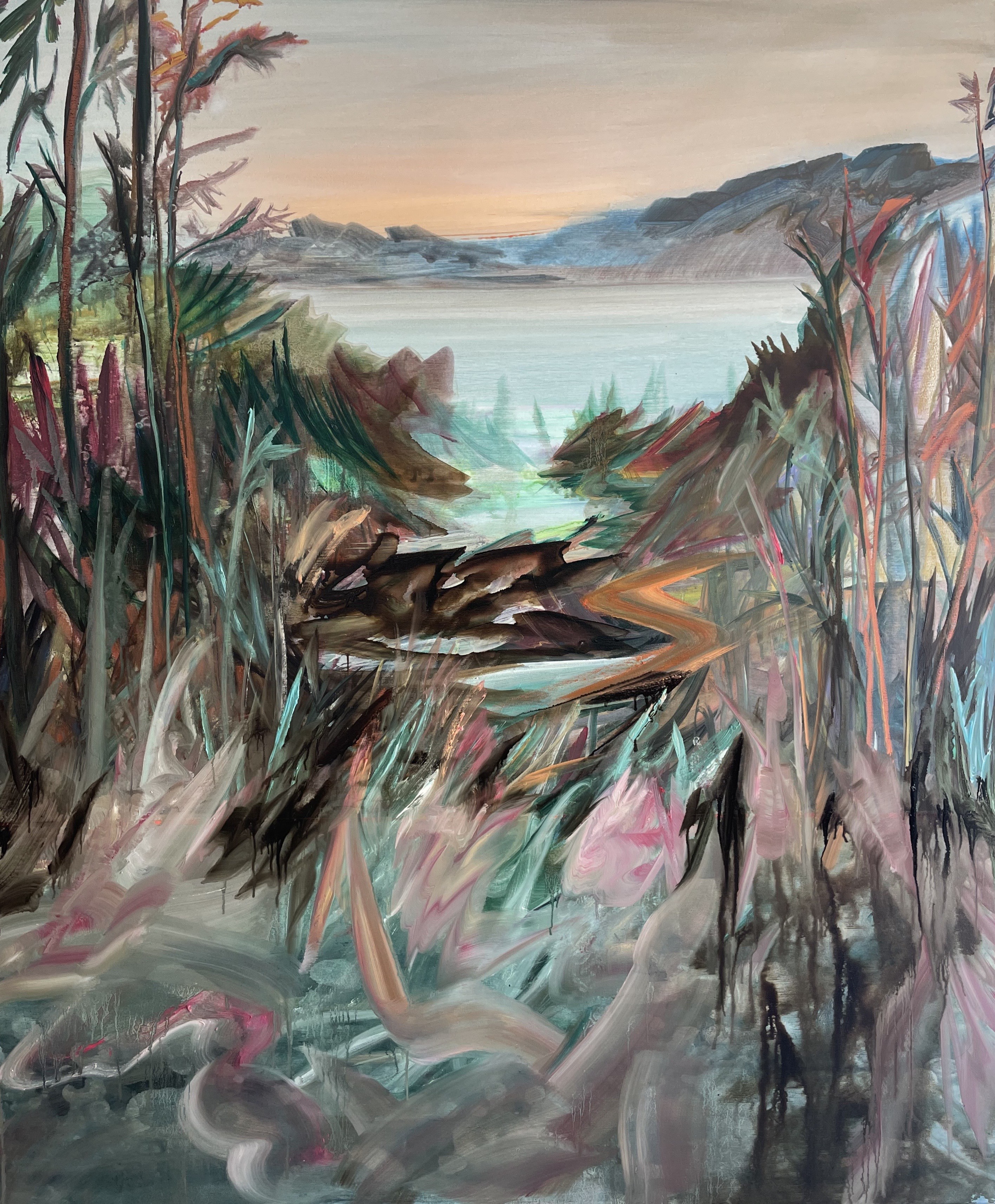 Nora Ampova, Wet landscape Nora Ampova, Wet landscape