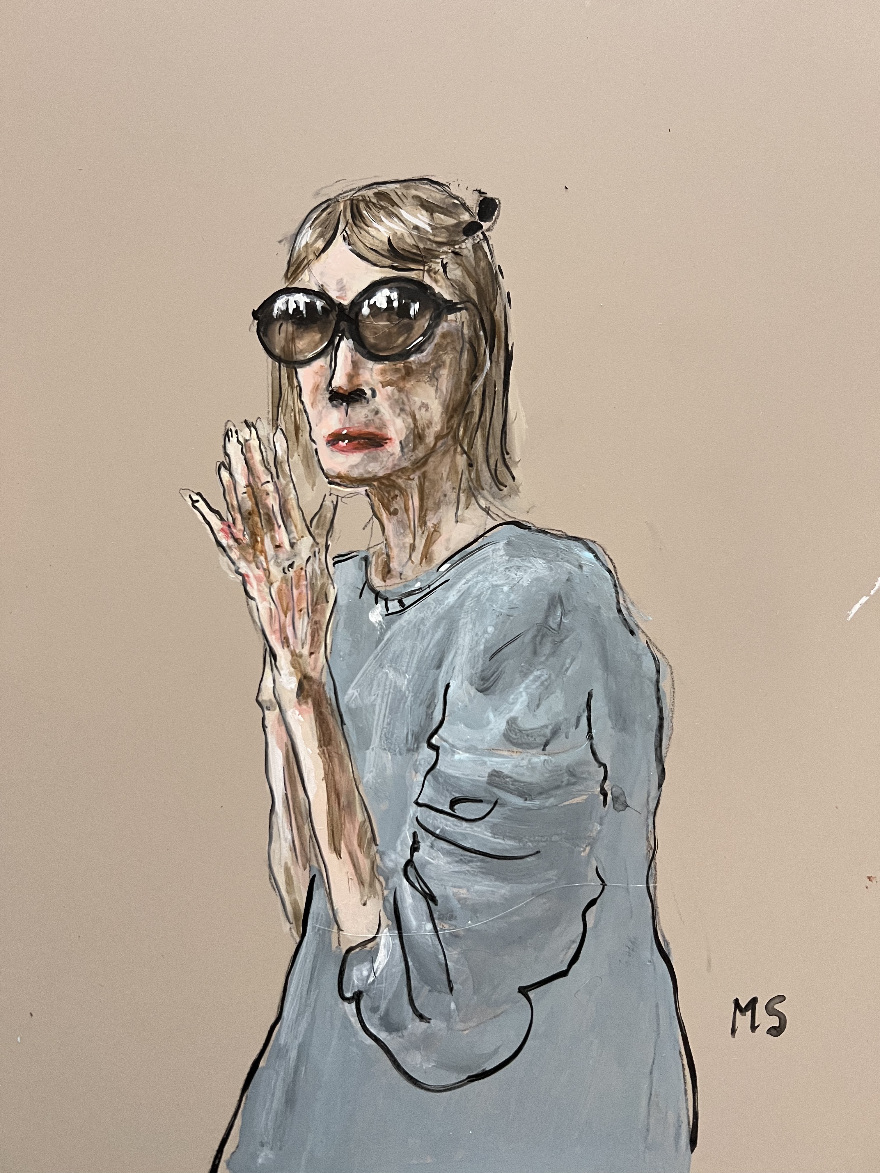 Manuel Santelices, Portrait of Joan Didion Manuel Santelices, Portrait of Joan Didion