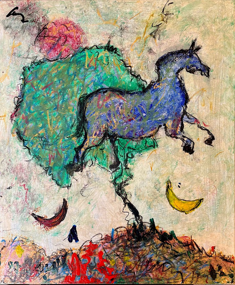 Claude-Yvan Conne, Cheval aux deux lunes Claude-Yvan Conne, Cheval aux deux lunes