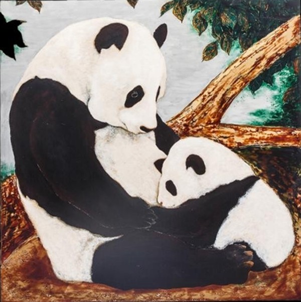 Hong Yu, My home: Dual pandas Hong Yu, My home: Dual pandas