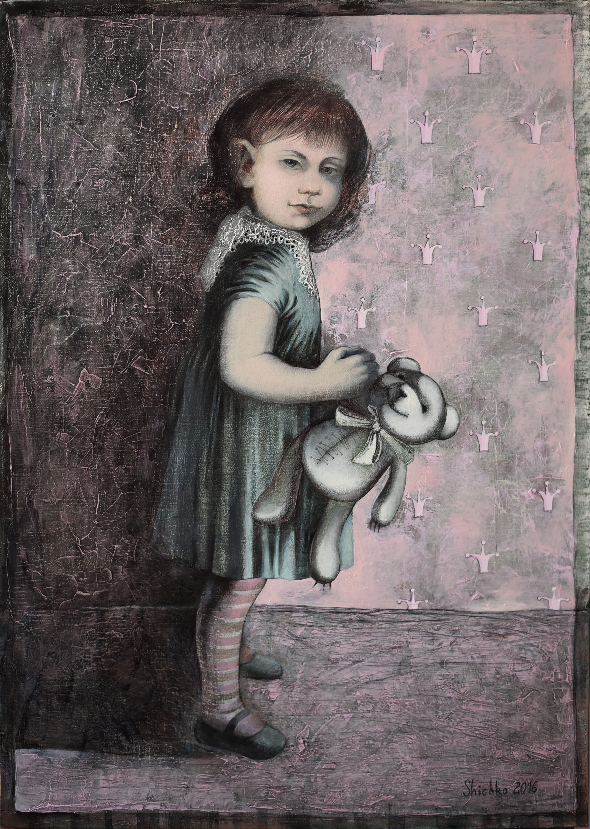 Elena Shichko, Portret of girl Elena Shichko, Portret of girl