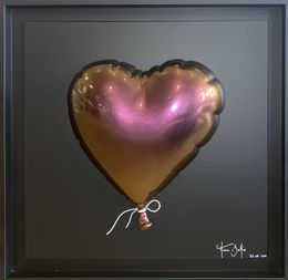 Contemporary Art - Mixed media - Heart Ballon Louis Vuitton - Marc Boffin