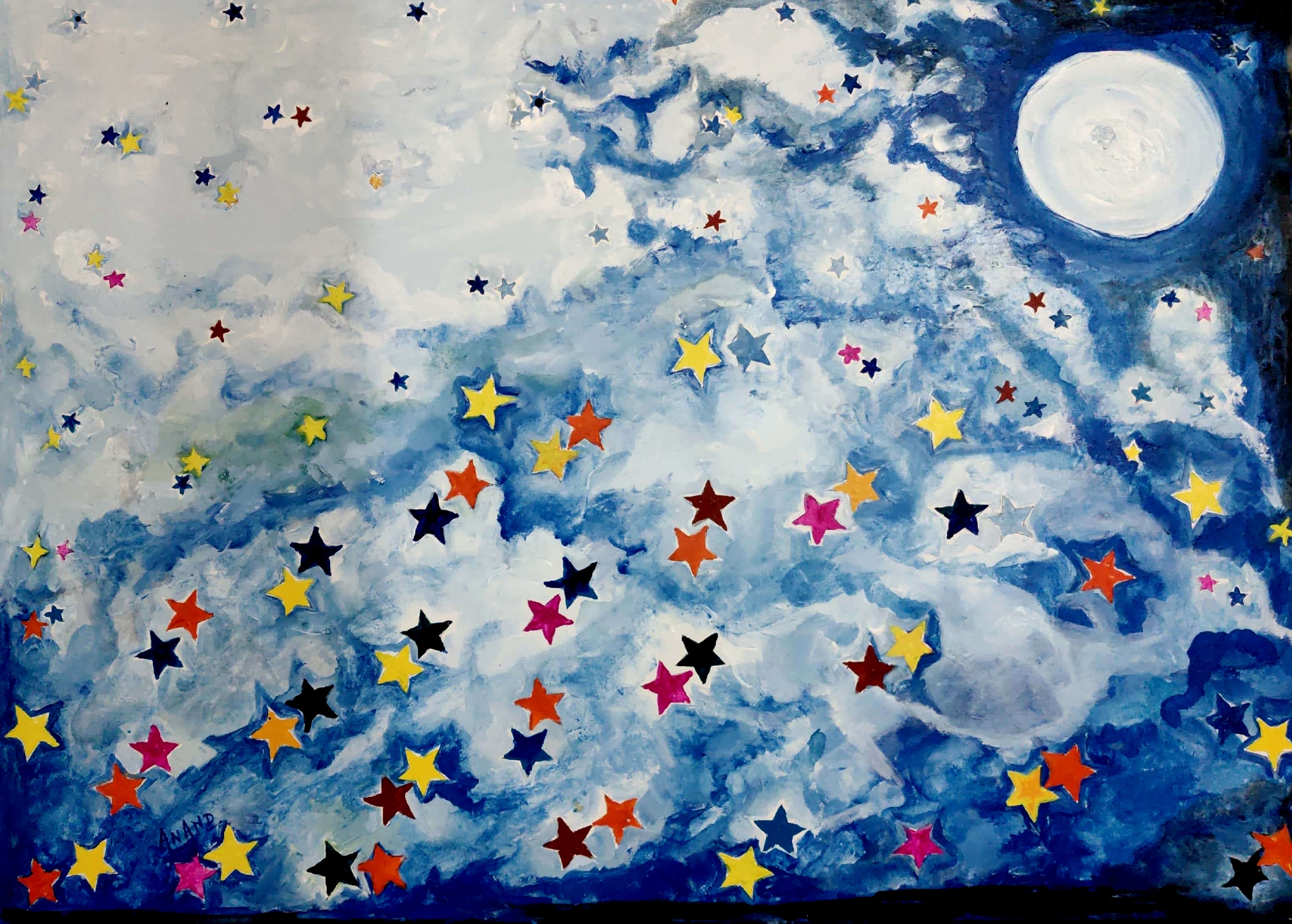 Anand Manchiraju, Moon and stars Anand Manchiraju, Moon and stars