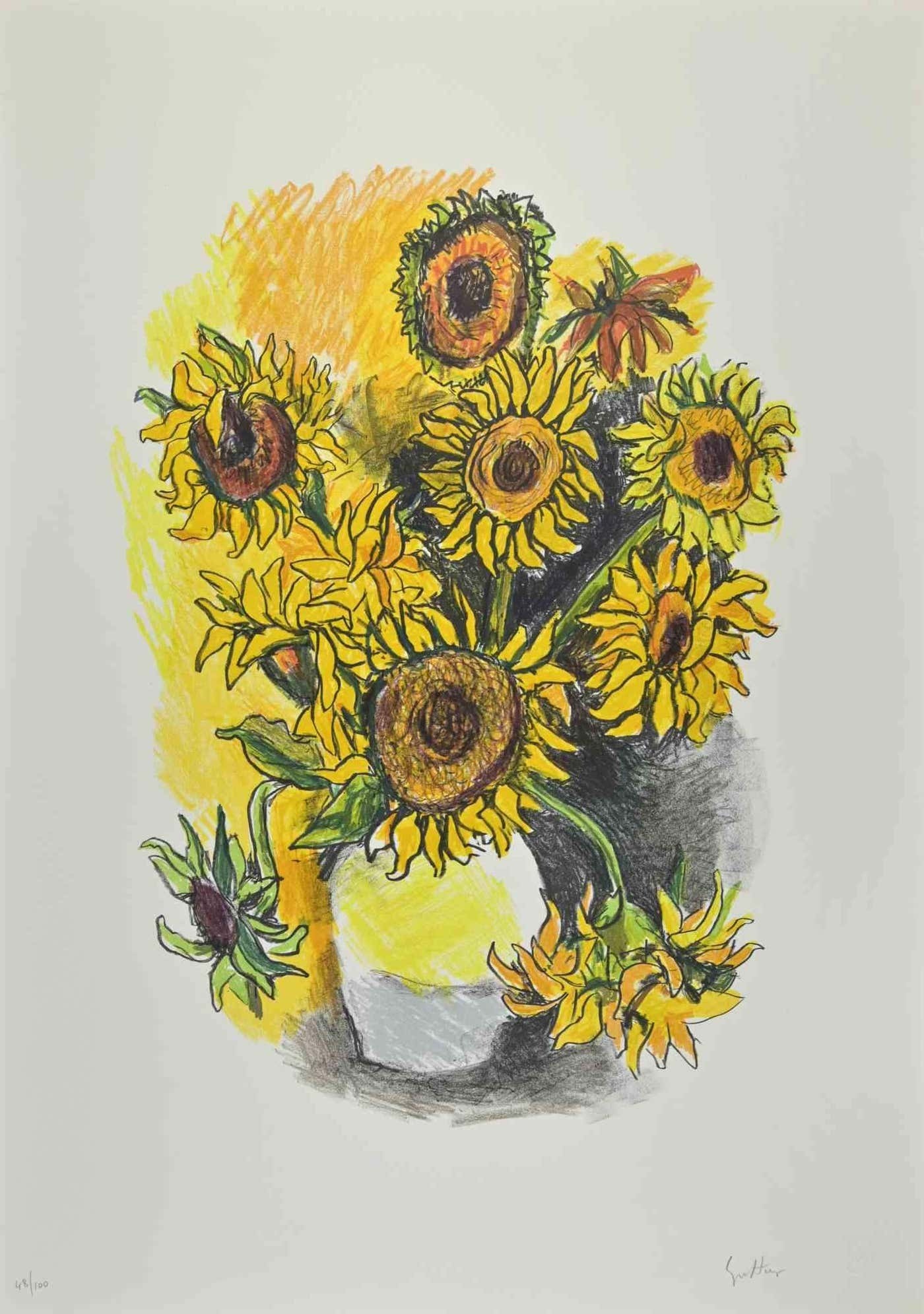 Renato Guttuso, Hommage to Vincent Van Gogh Renato Guttuso, Hommage to Vincent Van Gogh