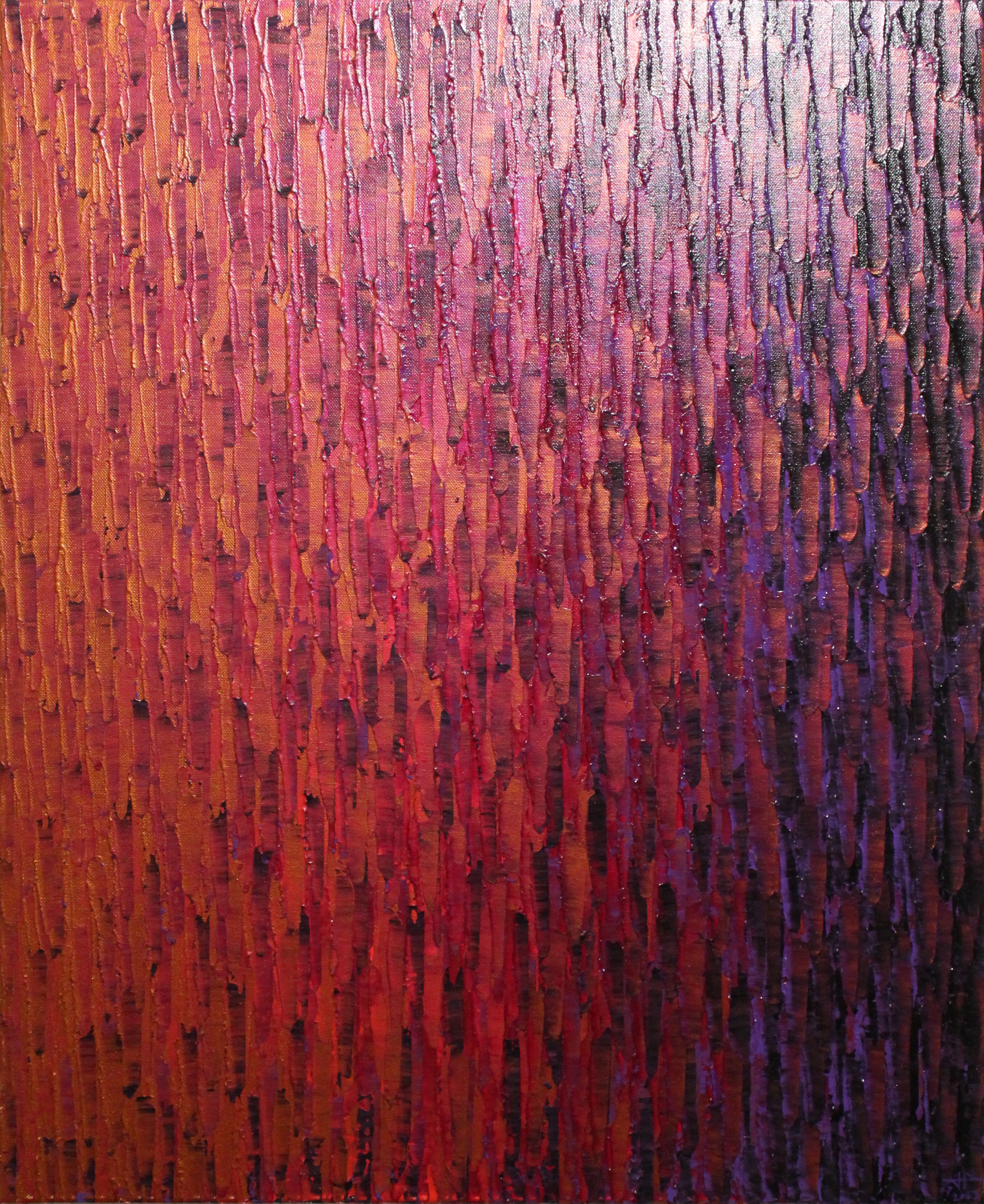Jonathan Pradillon, Fondu couleur cuivre magenta violet Jonathan Pradillon, Fondu couleur cuivre magenta violet