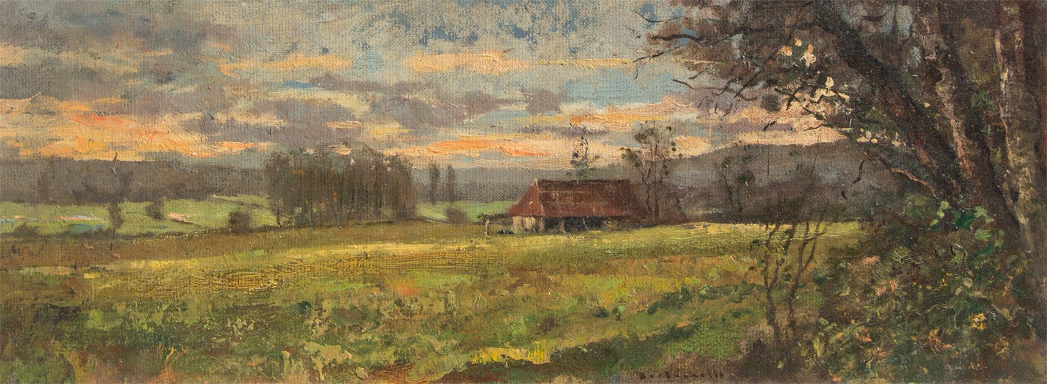 André Boubounelle, Le bocage à St Etienne la Thillaye André Boubounelle, Le bocage à St Etienne la Thillaye