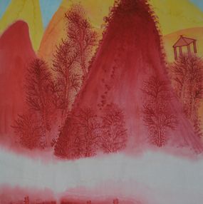 Painting, Late Autumn, Zhize Lv