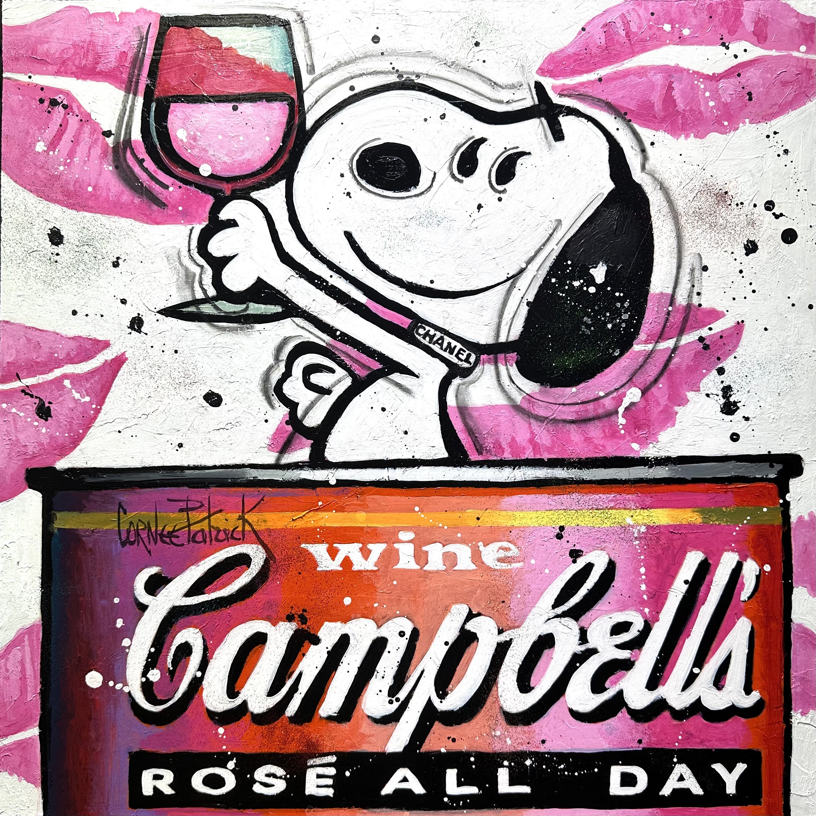 Patrick Cornée, Snoopy, Rosé all day Patrick Cornée, Snoopy, Rosé all day