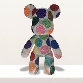 Sculpture, Dots Blooming Bear - Small, Blooming Bears