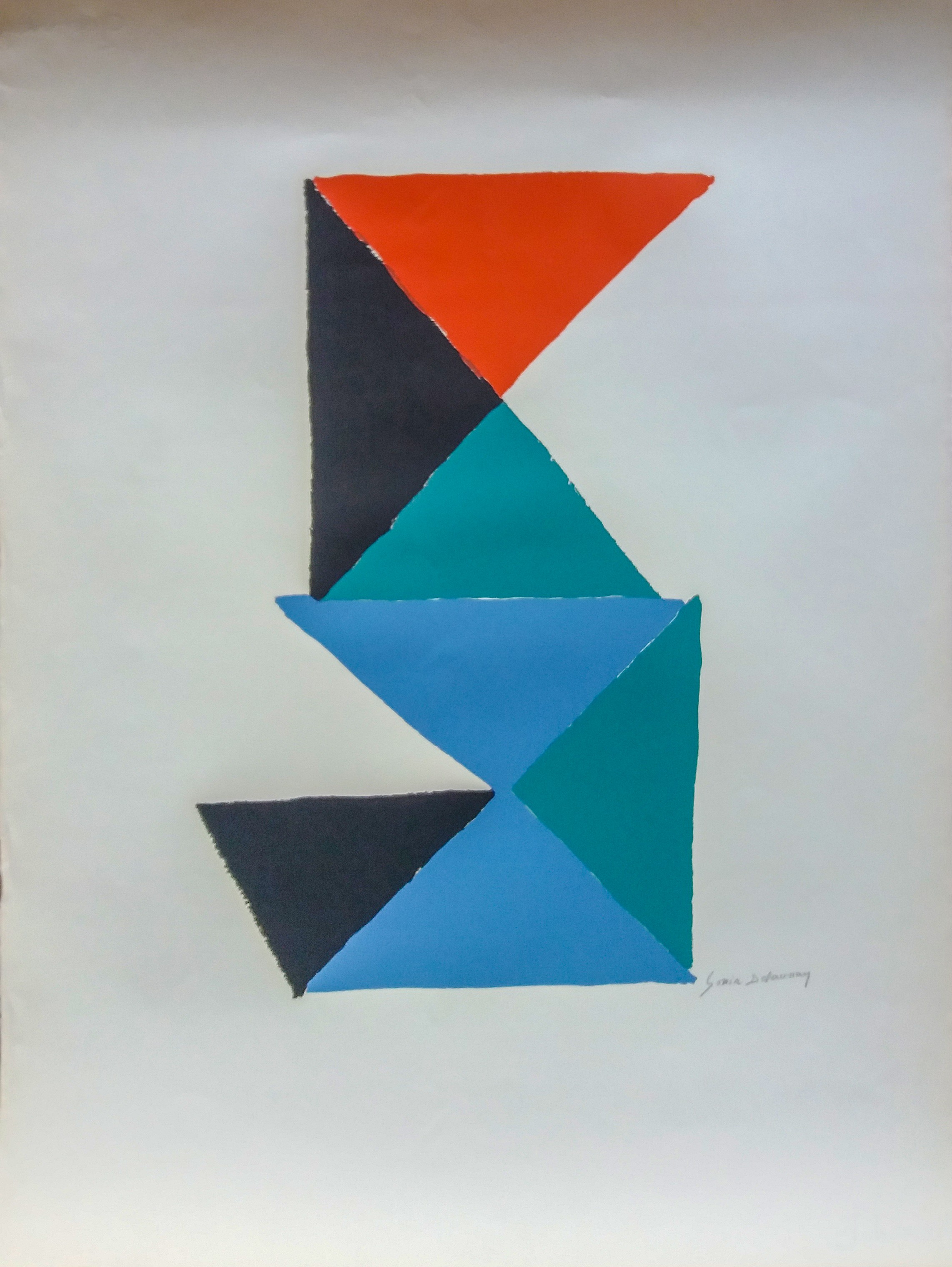 Sonia Delaunay, AIT Composition aux triangles Sonia Delaunay, AIT Composition aux triangles
