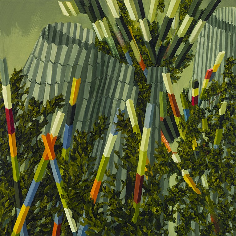 Judith Berry, Double Portrait with Sticks Judith Berry, Double Portrait with Sticks