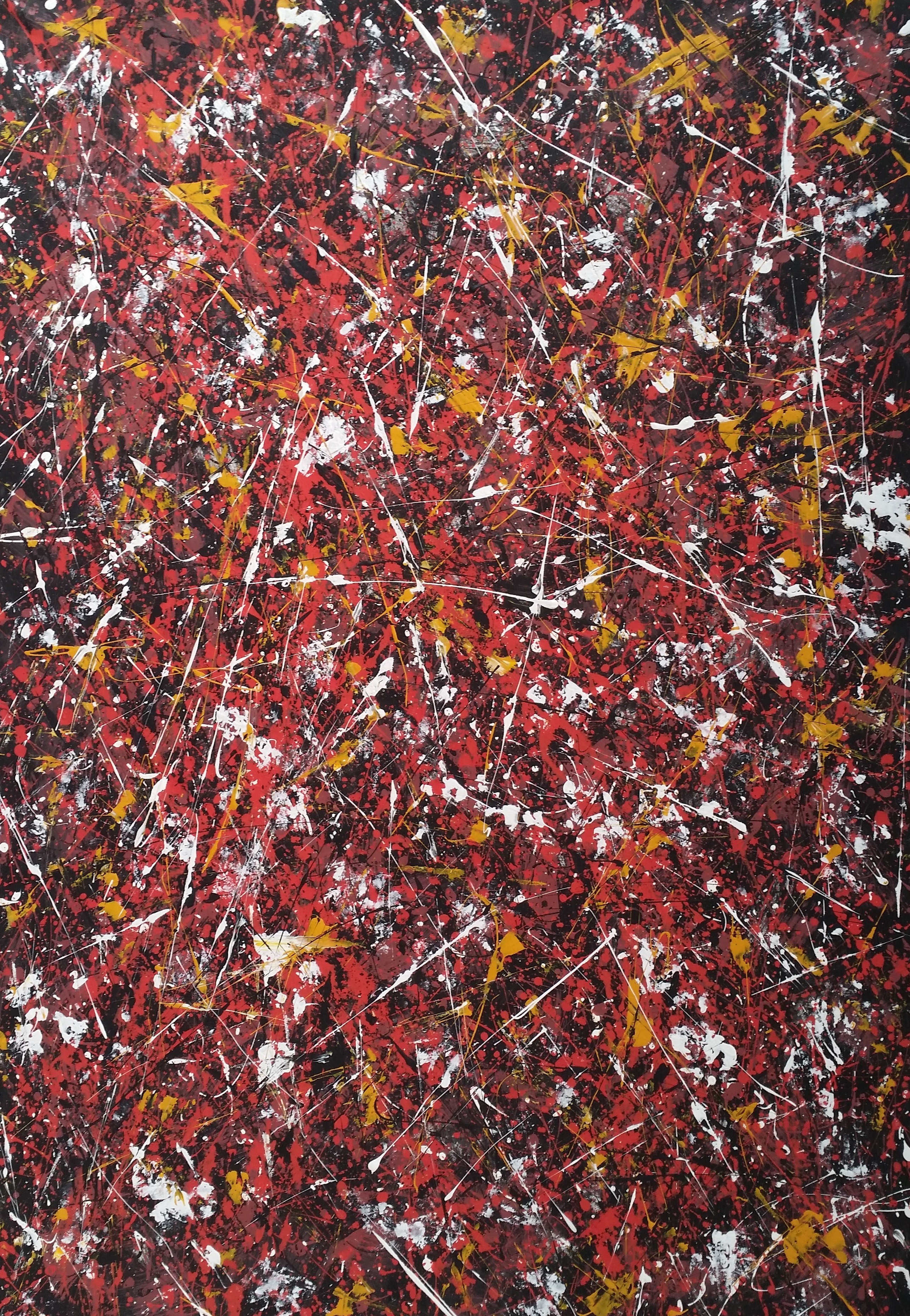 Max Yaskin, Abstract J. Pollock style Max Yaskin, Abstract J. Pollock style