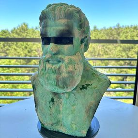 Sculpture, Might of nature: The Herculean naturalistic bust 1/1, Dervis Akdemir