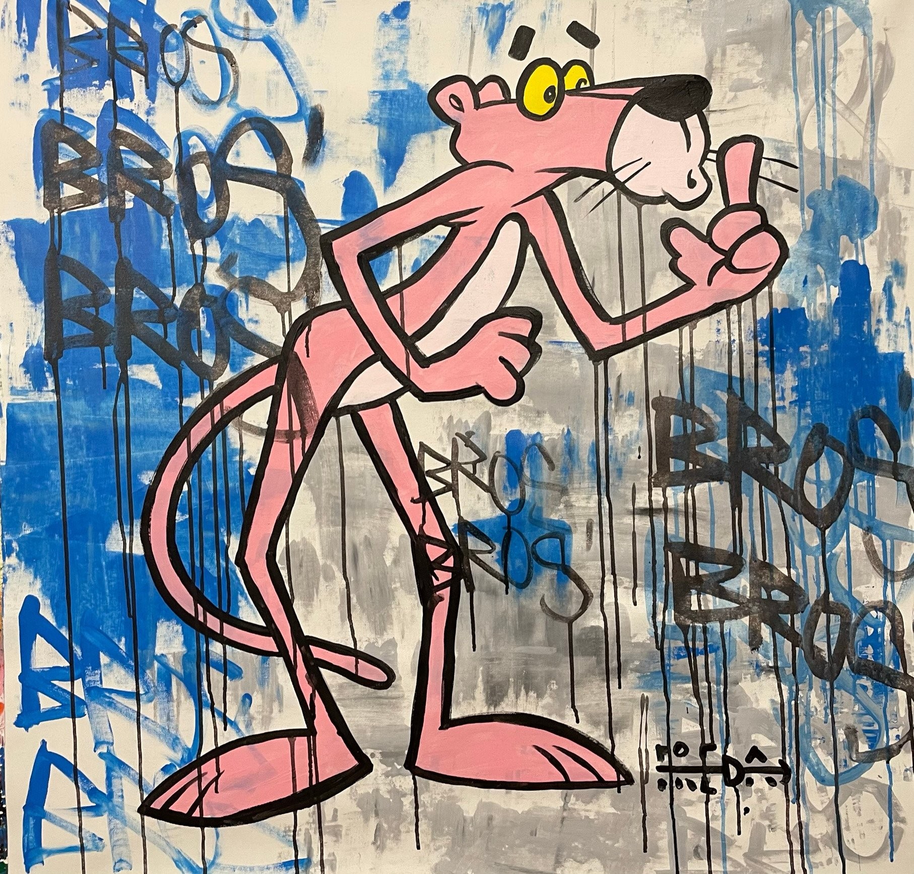 Freda People Art, Pink Panther Freda People Art, Pink Panther