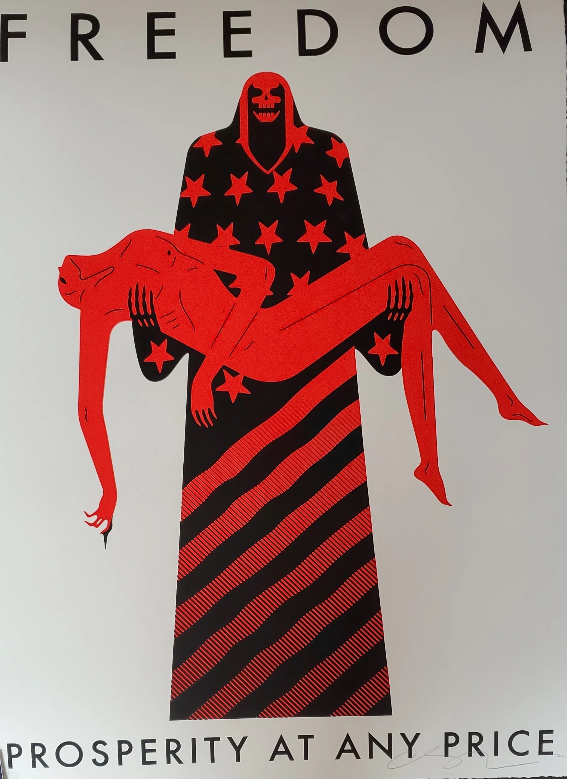 Cleon Peterson, Freedom Prosperity at any price ( White ) Cleon Peterson, Freedom Prosperity at any price ( White )