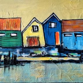 Peinture, Cabanes d'Oleron, Patrick Briere