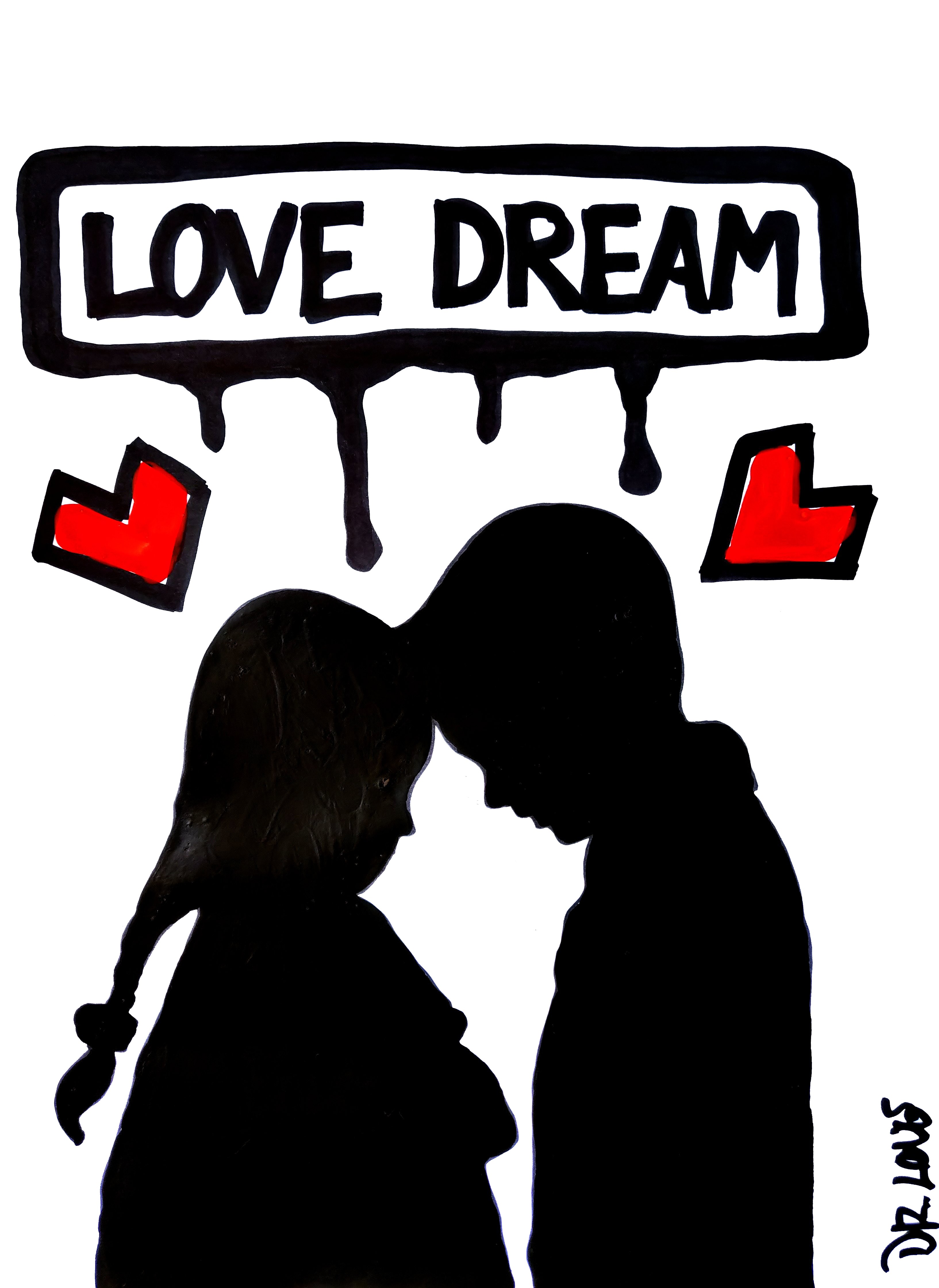 Dr. Love, Love dream street art Dr. Love, Love dream street art