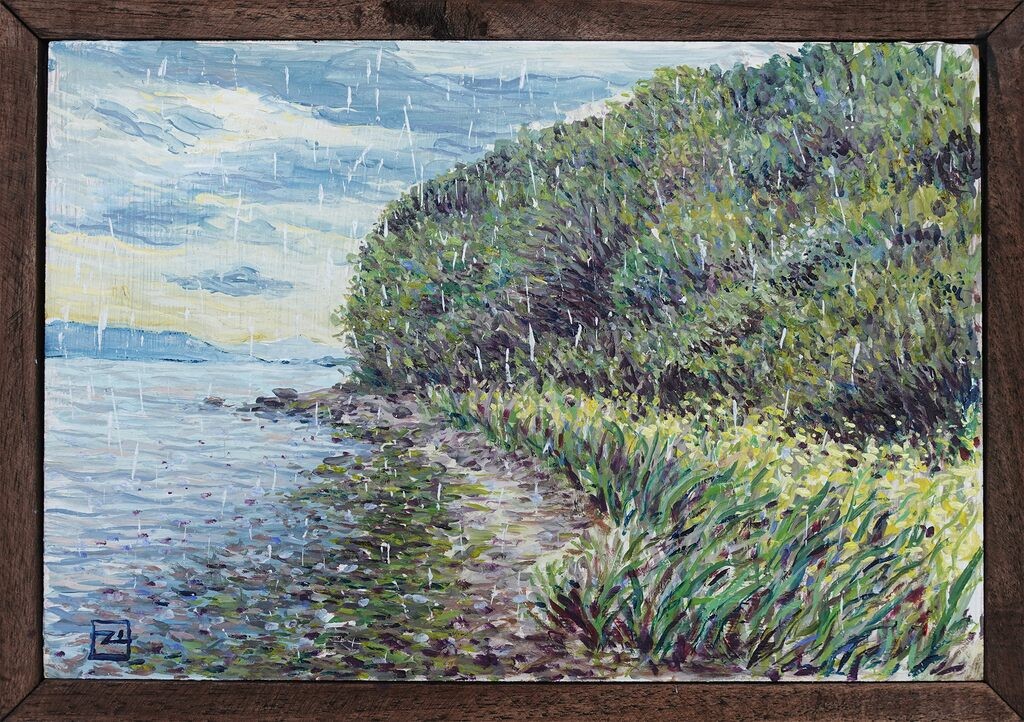 Yusuf Epcin, Spring Rain at Karanlik Liman Yusuf Epcin, Spring Rain at Karanlik Liman
