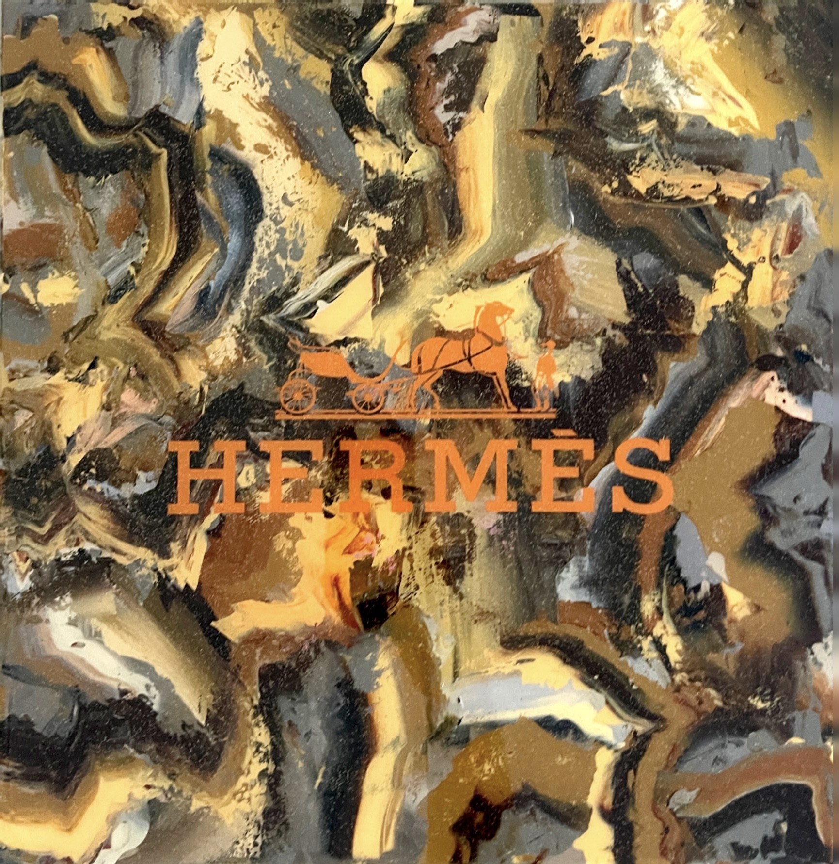 Marie KVK, Lp Hermes Orange + Brown Marie KVK, Lp Hermes Orange + Brown