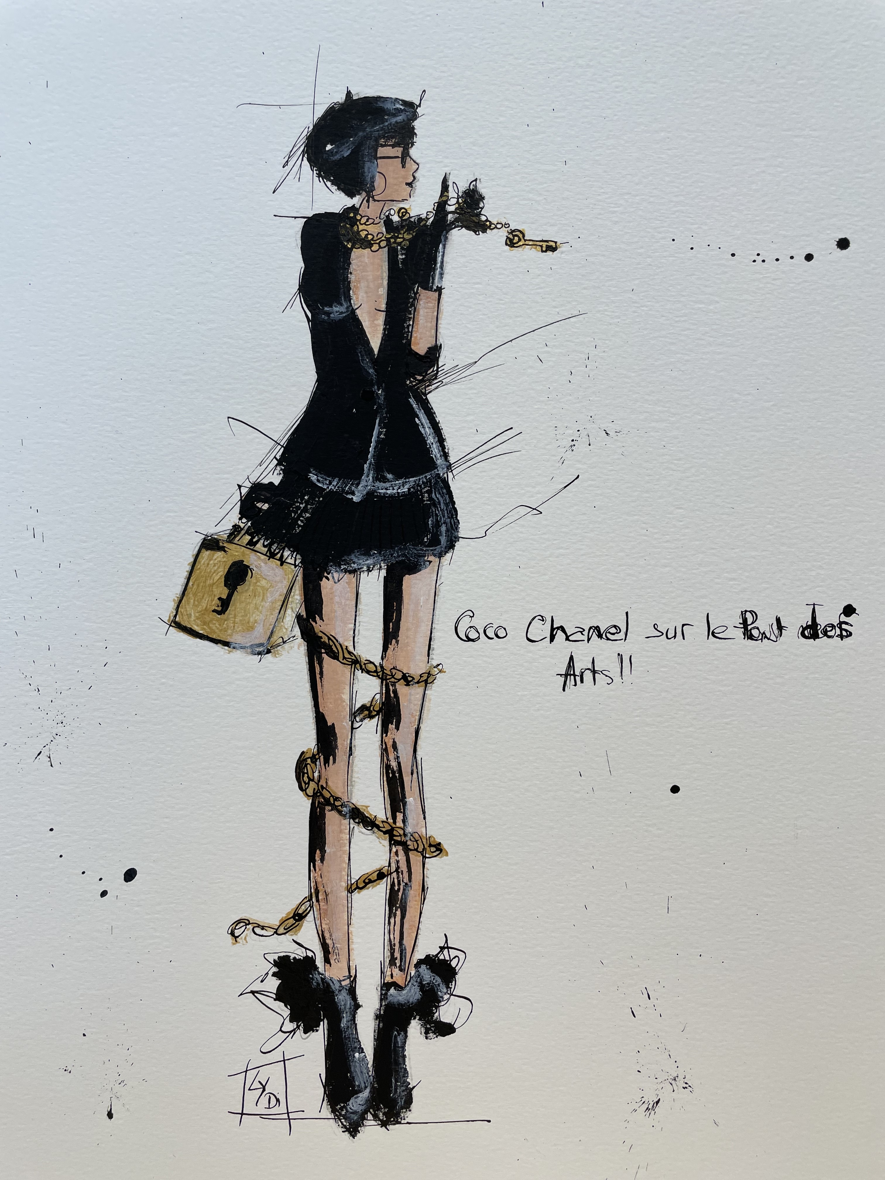 Braj Art Gallery Fashion Poster Girl reading Coco Chanel Magazine Photo  Frame Size 13.5X19.5 Inches : : Home & Kitchen