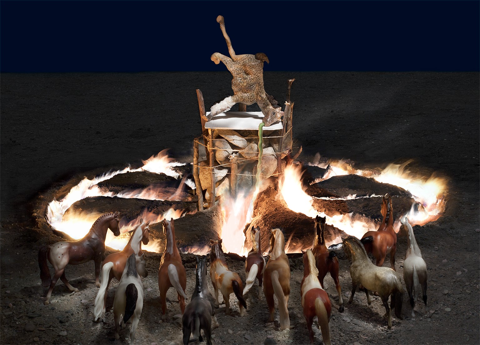 Diana Thorneycroft, Deity (on fire) Diana Thorneycroft, Deity (on fire)
