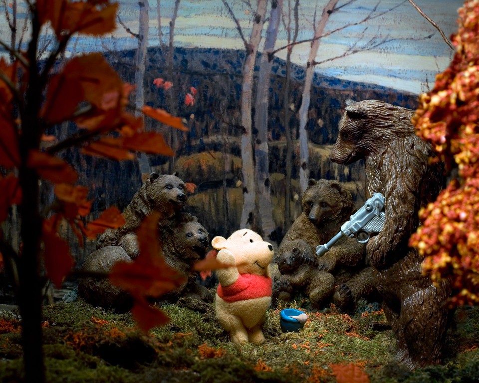 Diana Thorneycroft, Maples and Birches with Winnie the Pooh Diana Thorneycroft, Maples and Birches with Winnie the Pooh
