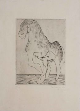 Print, Big horse, Stanley William Hayter