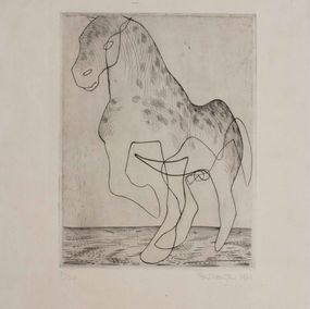 Print, Big horse, Stanley William Hayter