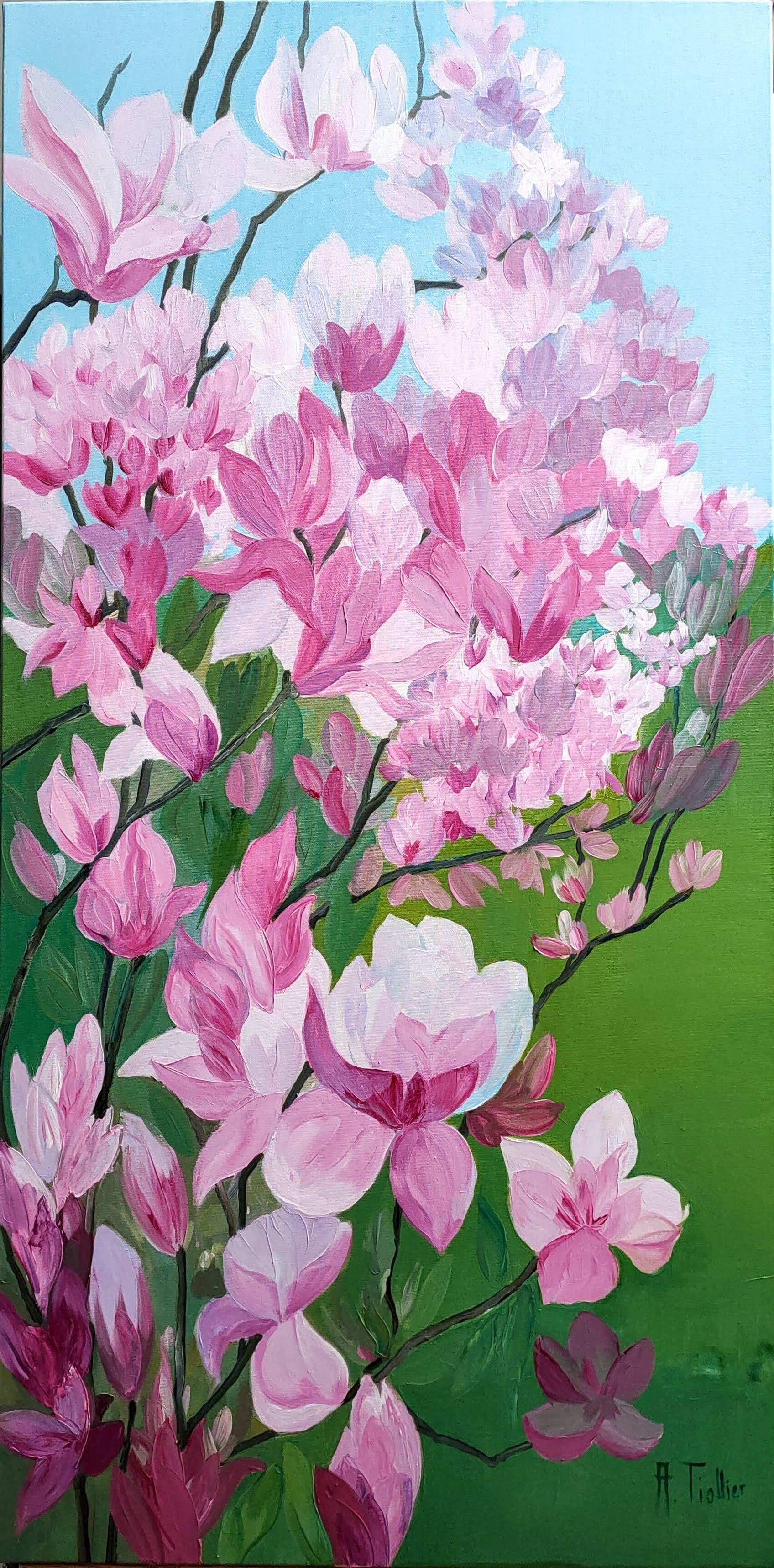 Agnès Tiollier, Comme un printemps II Agnès Tiollier, Comme un printemps II