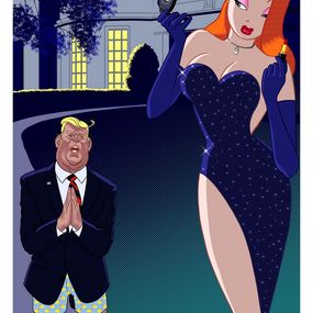 Print, Trump's lament, Philippe Grimaud