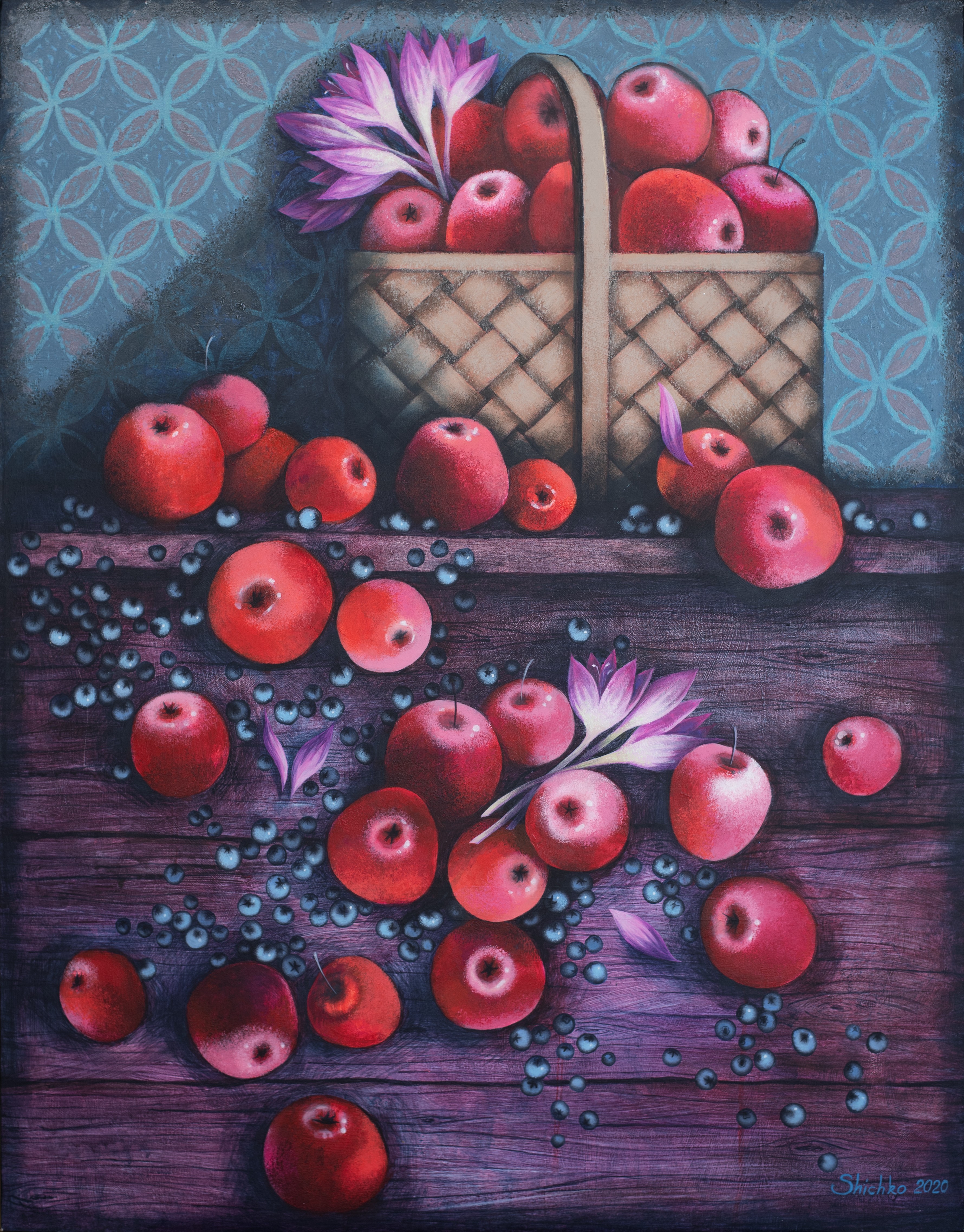 Elena Shichko, Basket of apples Elena Shichko, Basket of apples