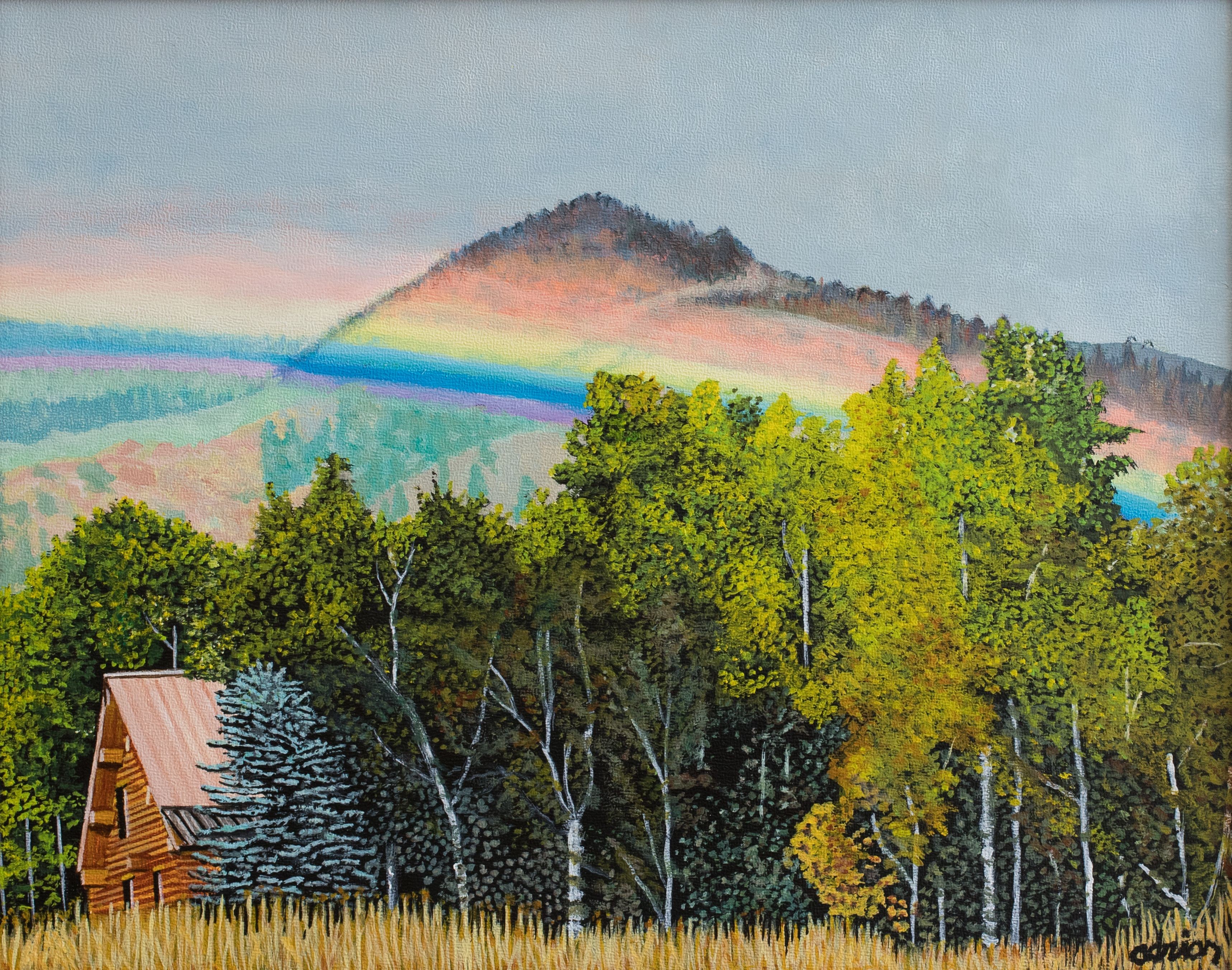 Adrian Bangerter, Mountain rainbow Adrian Bangerter, Mountain rainbow