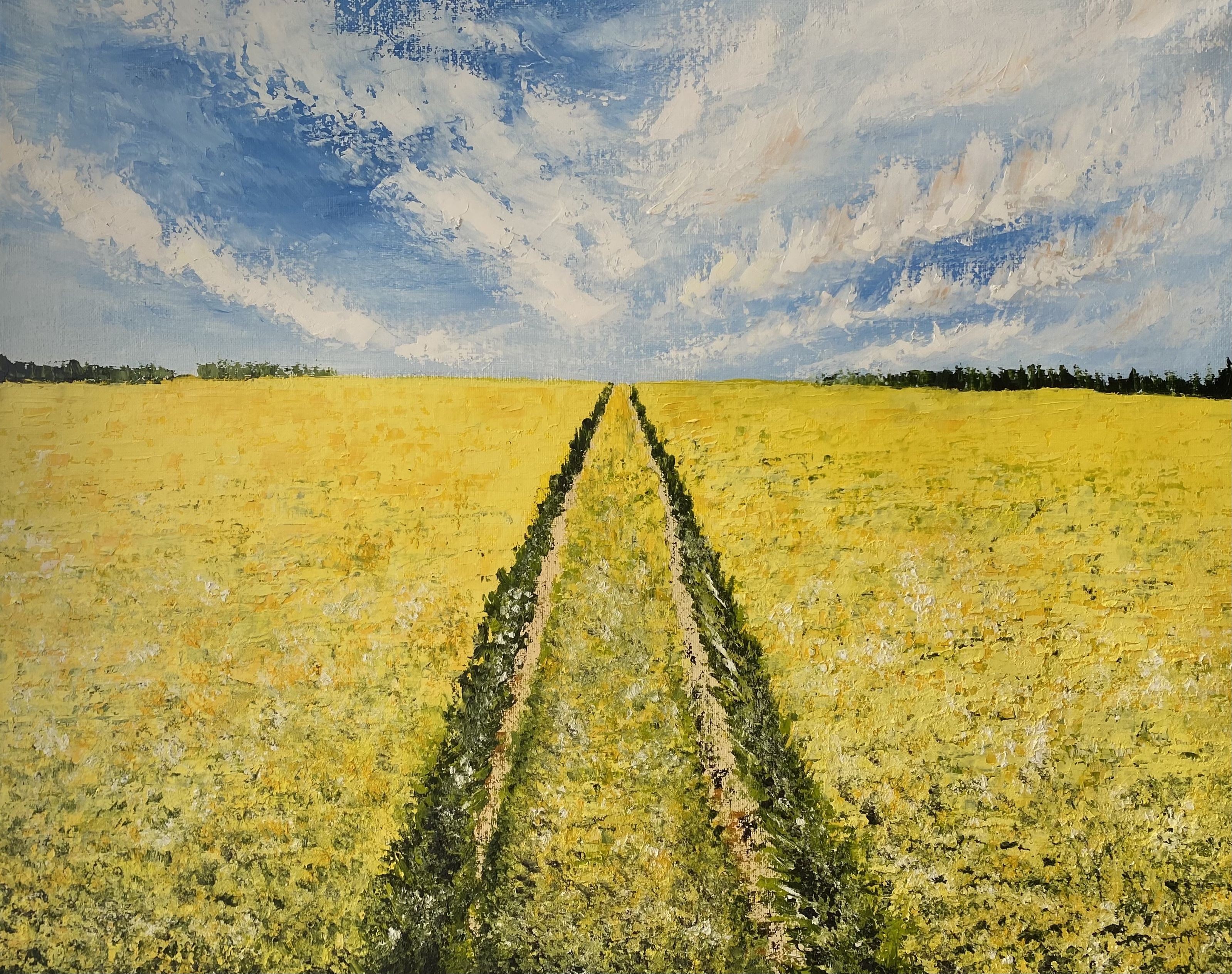 Agnes Nicholson, Yellow field Agnes Nicholson, Yellow field