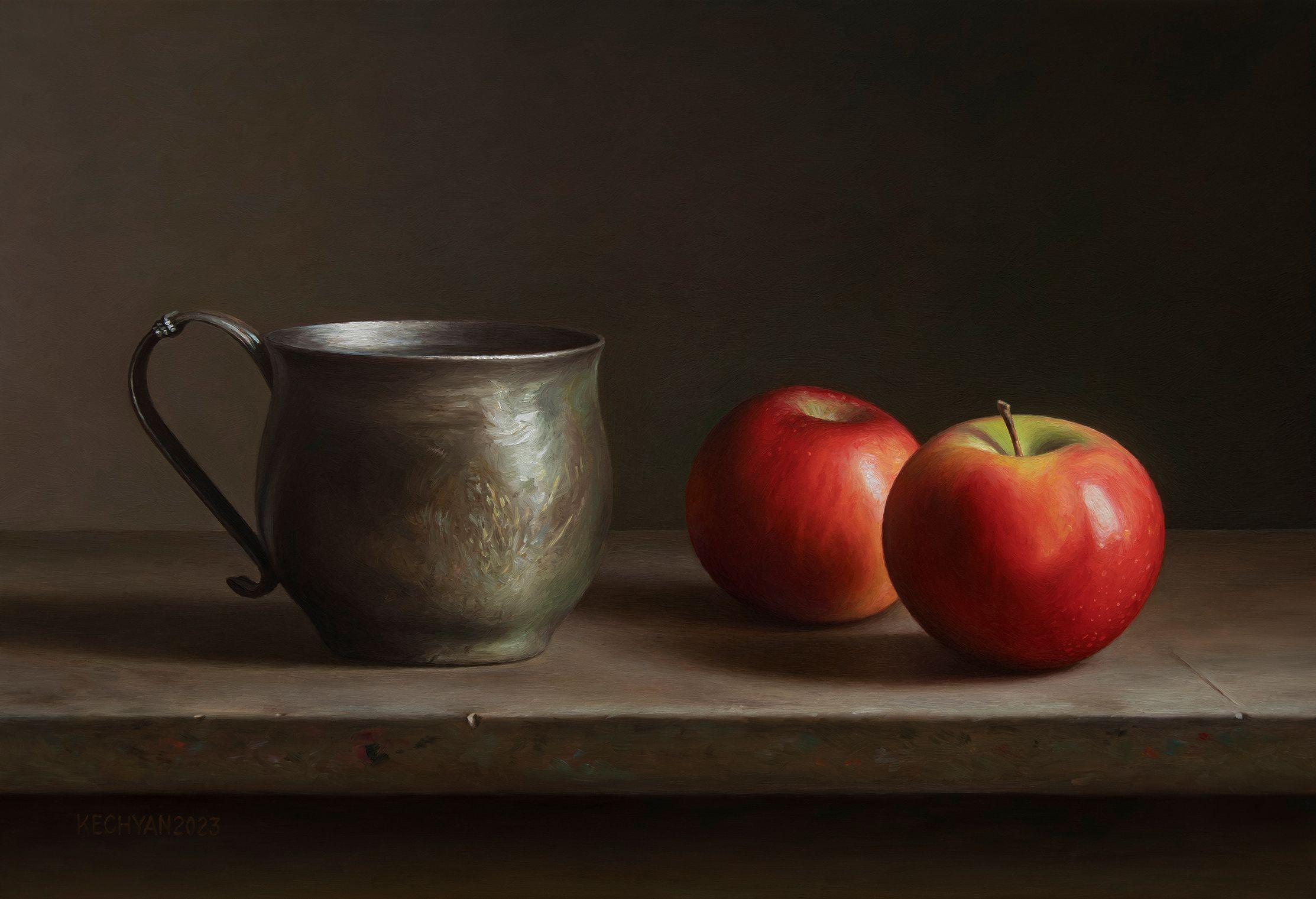Albert Kechyan, Apples with a cup Albert Kechyan, Apples with a cup