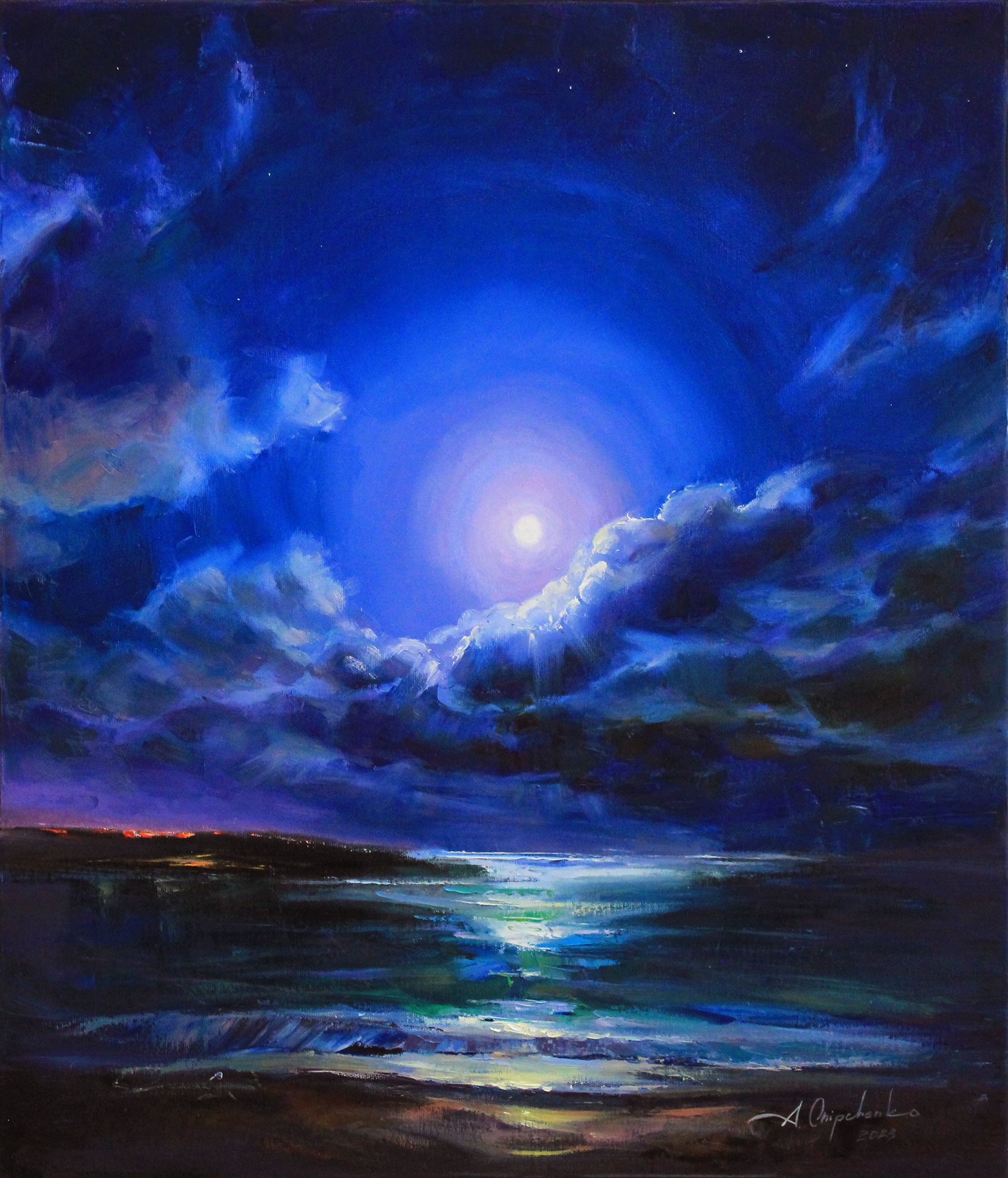 Alisa Onipchenko-Cherniakovska, Moon rise Alisa Onipchenko-Cherniakovska, Moon rise